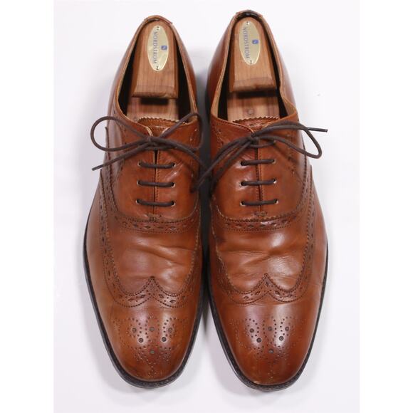 Ben Sherman Brown Wingtip Oxford Leather Dress Shoes Mens 12 main image 7